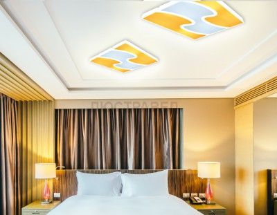 Светильник Ambrella FP2403 WH/BK 324W D680*680