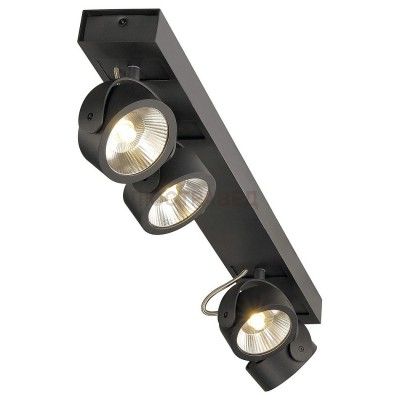 1000121 SLV KALU 4 LONG LED светильник накладной с COB LED 60Вт, 3000К, 4000лм, 24°, черный