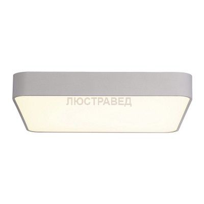 1000727 SLV MEDO 60 SQUARE LED светильник накладной с LED 39Вт, 3000К, 3300лм, диммируемый 1-10В, серебристый