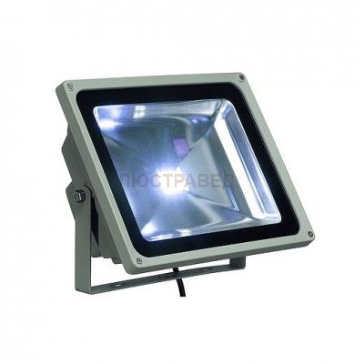 SLV 231121 LED OUTDOOR BEAM, silbergrau, 50W, weiss, 100°, IP65