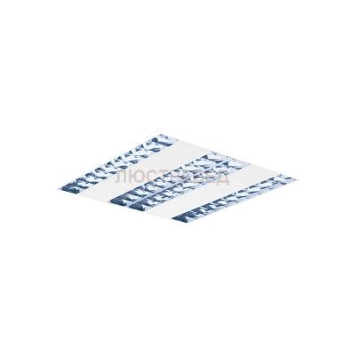 158911 SLV RASTO LED R 600х600 светильник встраиваемый с LED 4x8.4Вт (36Вт), 4000К, 4000лм, белый