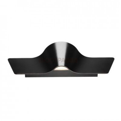 SLV 147840 WAVE WALL Wandleuchte, schwarz,2x9W LED, 3000K