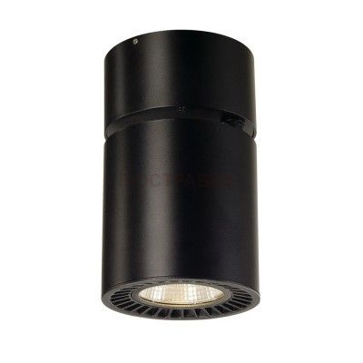 SLV 118130 SUPROS CL Deckenleuchte, rund, schwarz, 4000lm, 3000K, SLM LED, 60° Reflektor