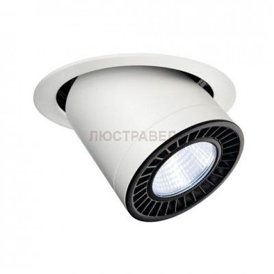 SLV 118171 SUPROS MOVE Deckeneinbau- leuchte, rund, wei?, 4000lm 4000K, SLM LED, 60° Reflektor