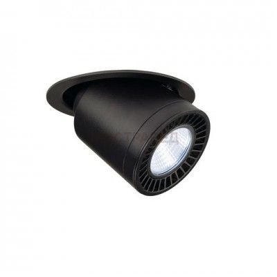 SLV 118170 SUPROS MOVE Deckeneinbau- leuchte, rund, schwarz, 4000lm 4000K, SLM LED, 60° Reflektor