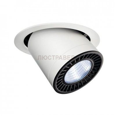 SLV 114171 SUPROS MOVE Deckeneinbau- leuchte, rund, wei?, 3000lm, 4000K, SLM LED, 60° Reflektor