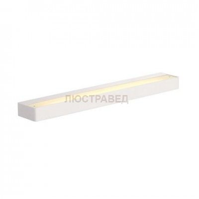 SLV 151781 SEDO LED 14 Wandleuchte, eckig mattweiss, Glas satiniert