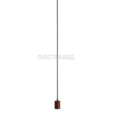 1000584 SLV FITU Е27 PD-2 светильник подвесной 5m для лампы Е27 60Вт макс., без основания, бамбук темный