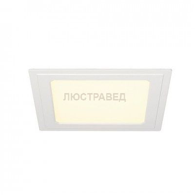SLV 162773 SENSER Einbauleuchte, eckig, weiss, 10W, 3000K