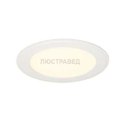 SLV 162713 SENSER Einbauleuchte, rund, weiss, 10W, 3000K