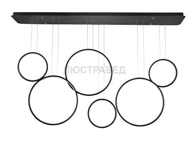 Светодиодный светильник подвесной Donolux S111024/6 180W Black