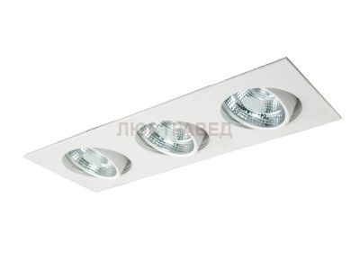 диммируемый светодиодный светильник встраив.АС110-265В Donolux DL18461/03WW-White SQ Dim