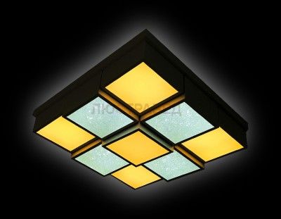 Светильник Ambrella FS1540 WH/SD 108W D540*540