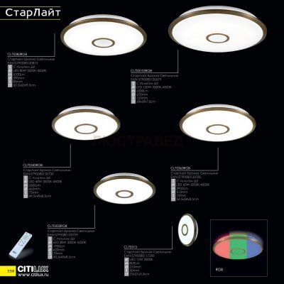 Светильник Citilux CL70383RGB