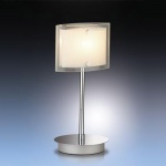 Настольная лампа Odeon light 1291/1T хром Sisa 