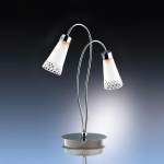Настольная лампа Odeon light 1804/2T хром Coli