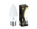 Лампа LED C37-PR 6W E27 3000K (60W)