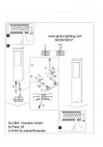 Светильник Globo 34037